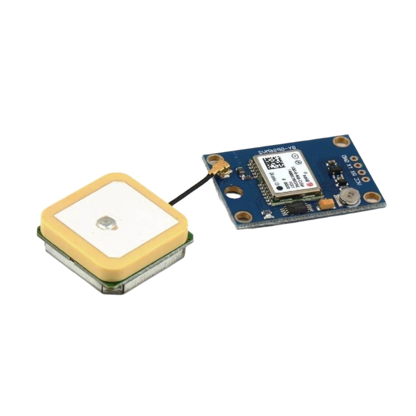NEO 6M GPS Module High-Precision Satellite Positioning with Integrated 25x25mm Active Antenna and Backup Battery For Arduino & Raspberry Pi - SD014