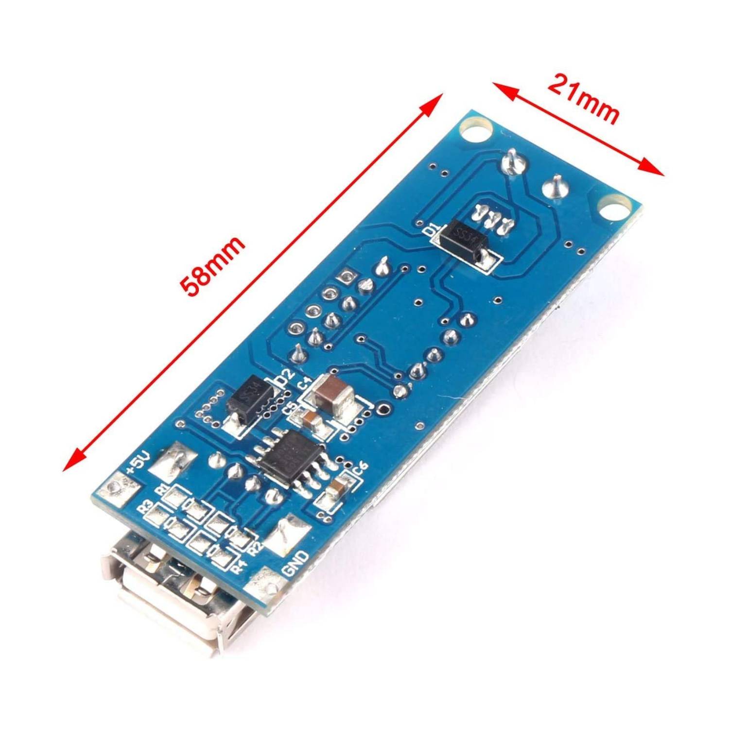DC 4.5-40V to 5V 2A USB Step-Down Buck Converter