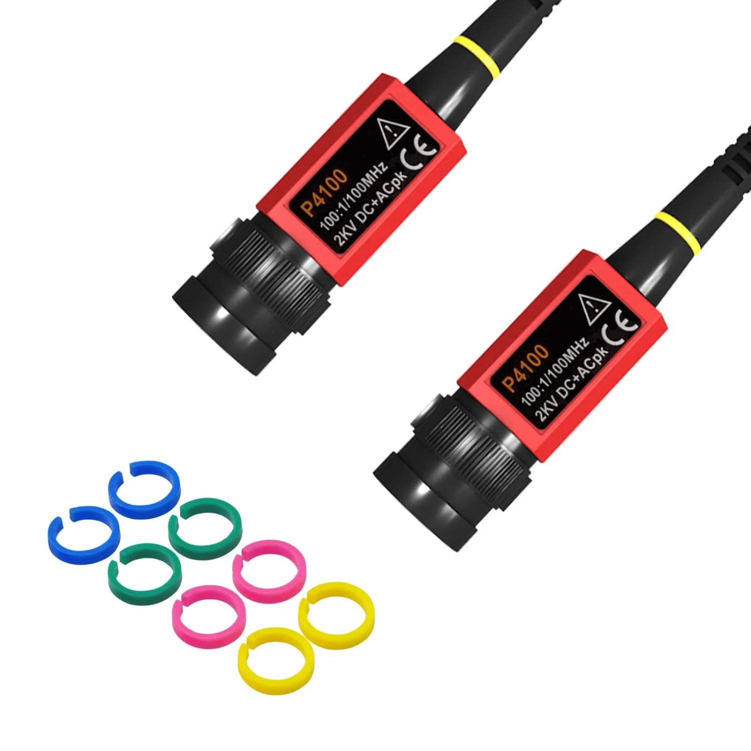 High Voltage Oscilloscope Probe with Accessories for Power Electronics Testing