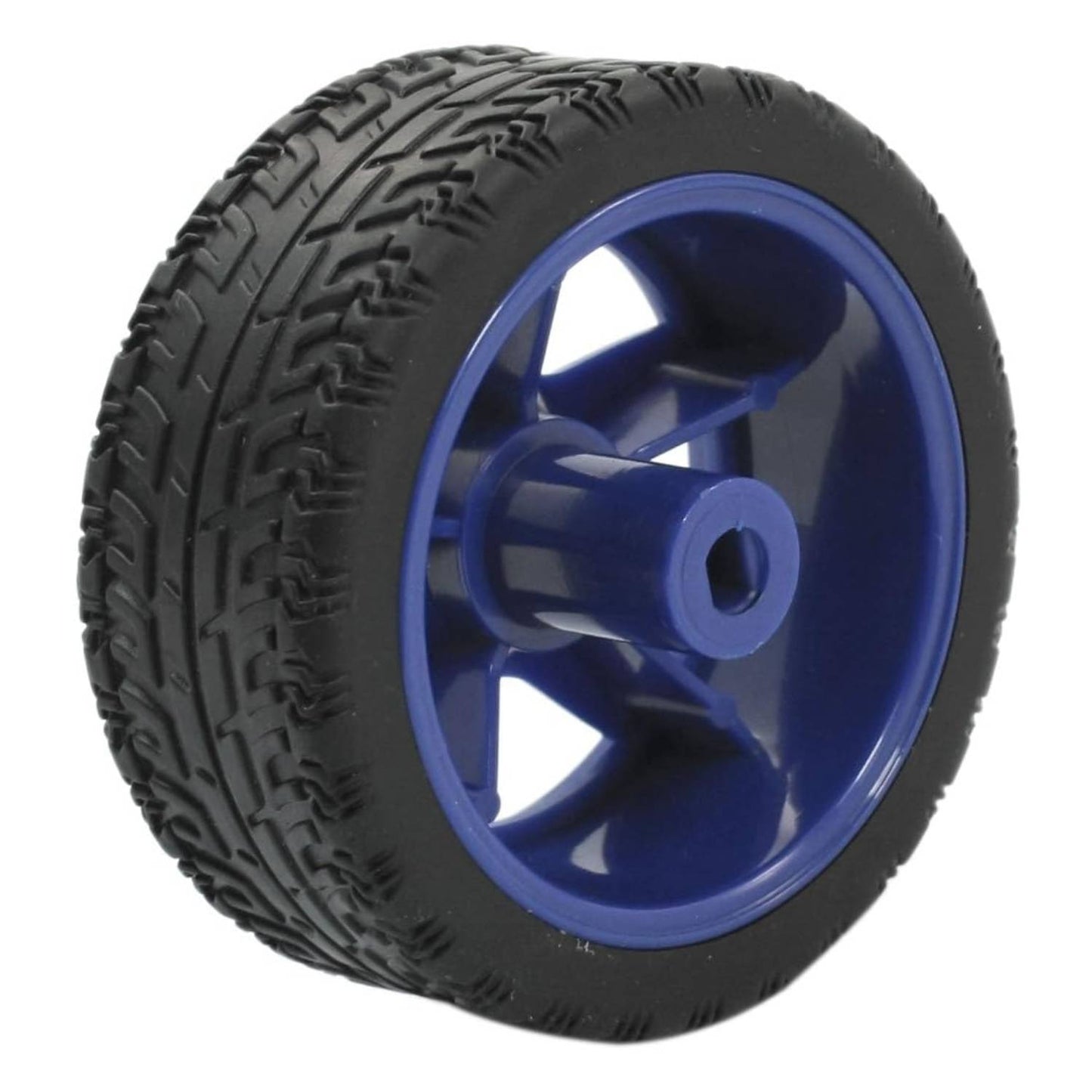 65mm Robot Wheel Robot Car Wheel BO Motors Wheel Smart Car Wheel High-Quality 65mm Robot Wheel Durable Robot Car Wheel For BO Motors Affordable Robot Wheel For DIY Projects Robot - Blue - RS3701