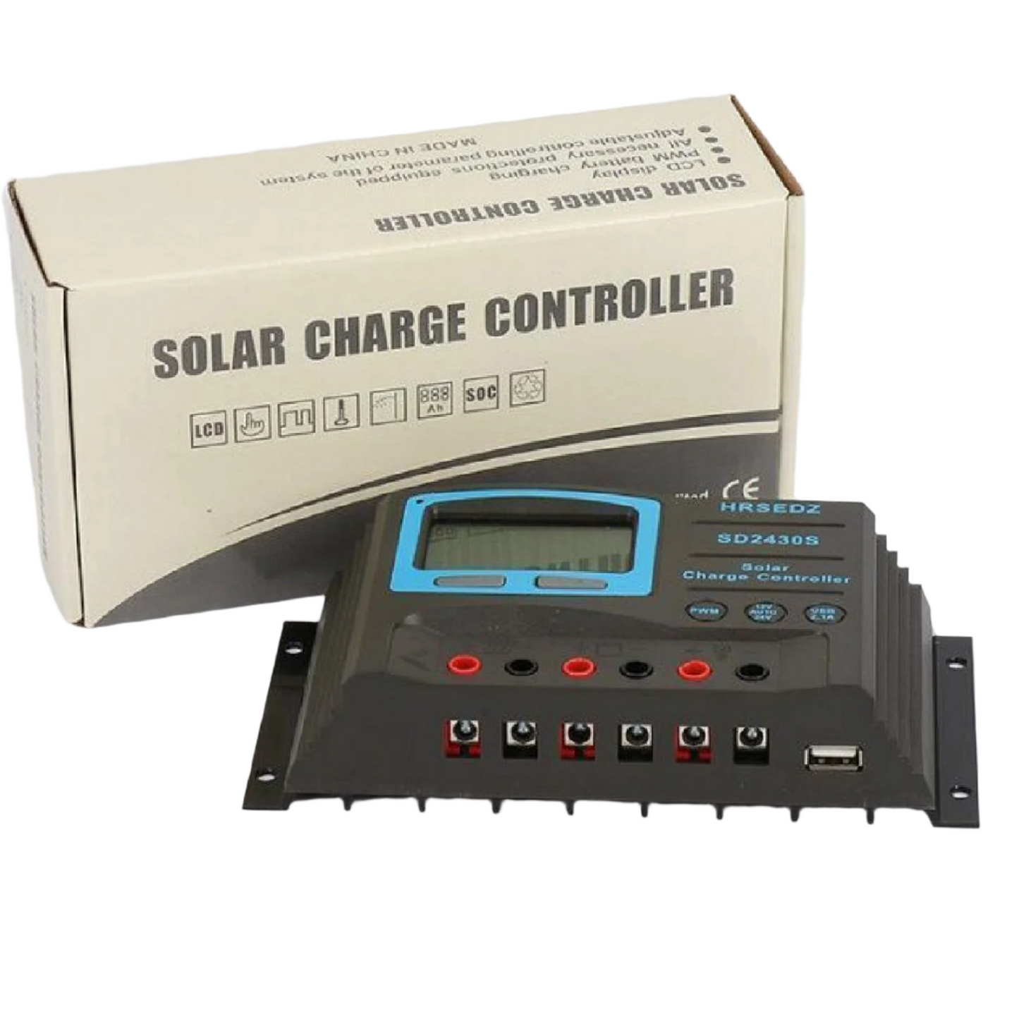12V/24V adaptive solar controller.