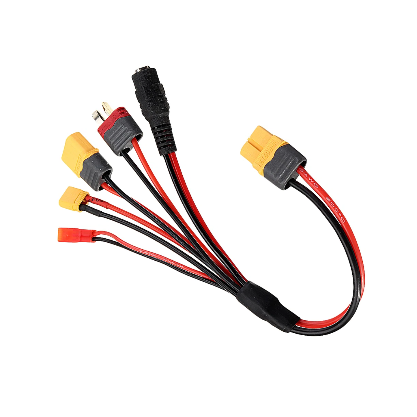 XT60 to XT60 XT30 JST DC5.5 T Plug Adapter Cable