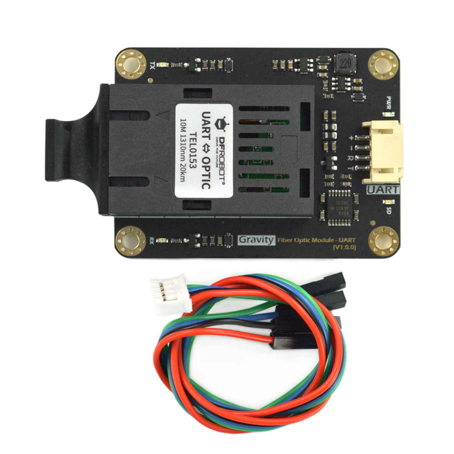 DFRobot Gravity UART Fiber Optic Transceiver Module