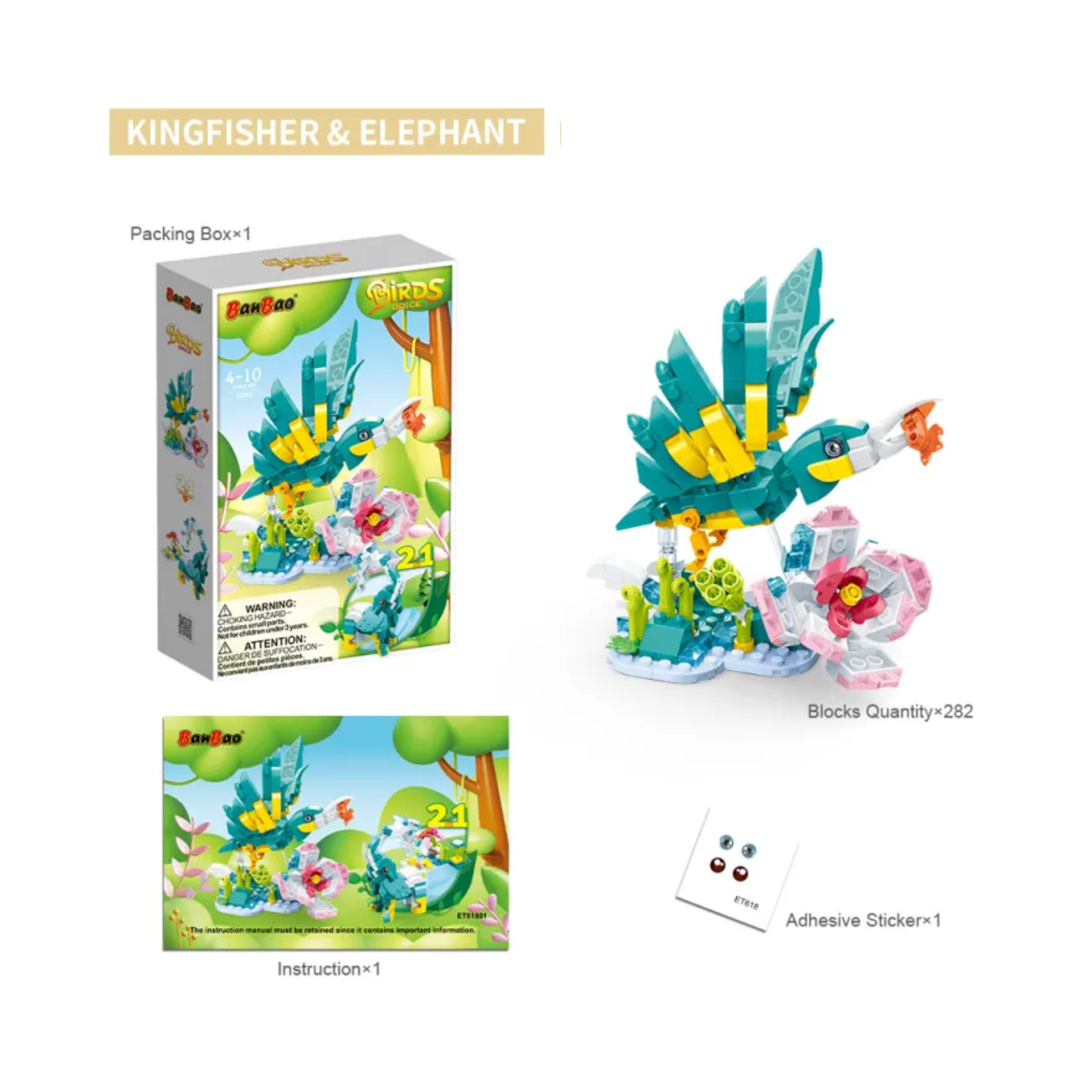 BanBao Elephant building set