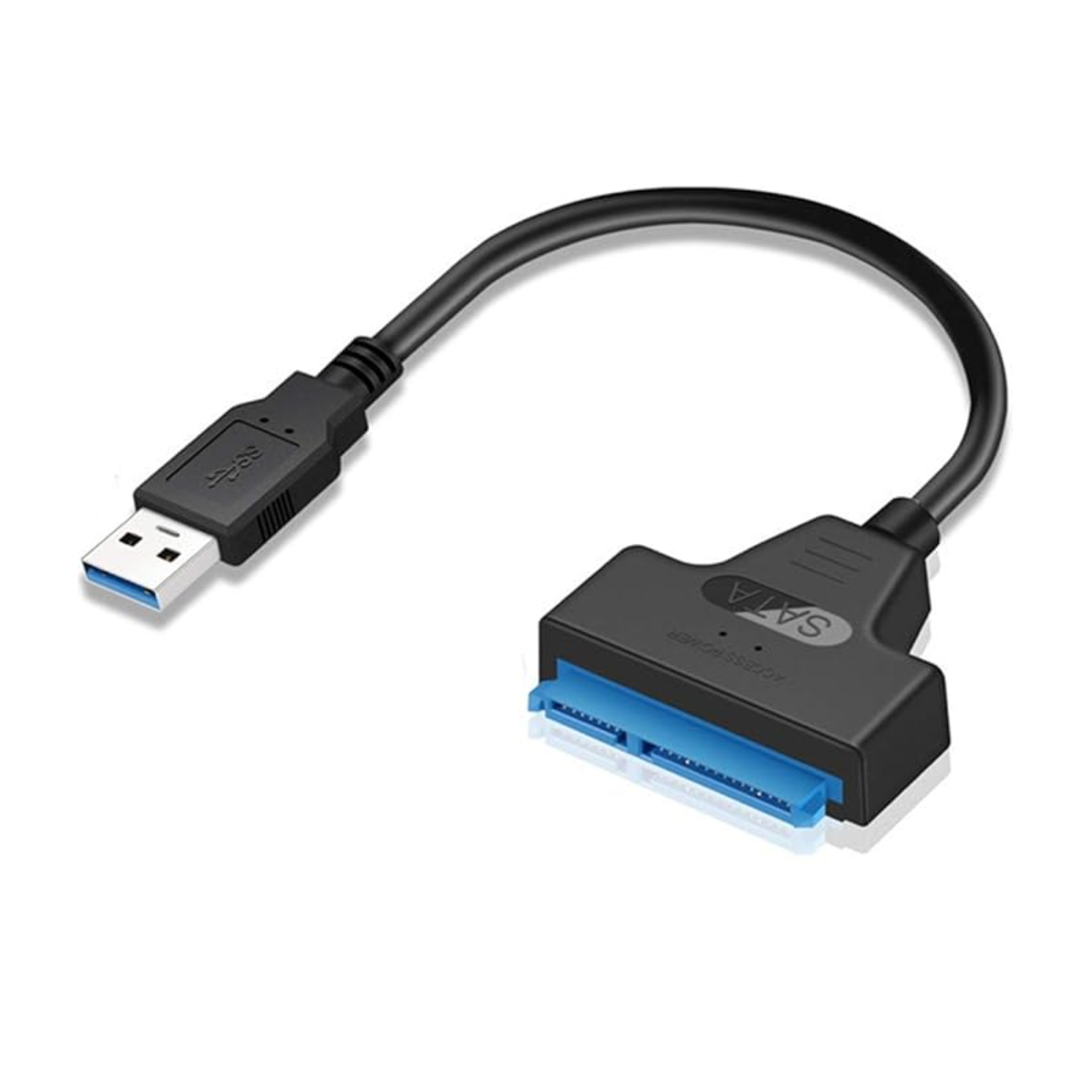USB 3.0 to SATA III Adapter Cable (Max 6 GB/s) - 45 Centimeter Cord for Effortless Connection of 2.5" SATA I/II/III Solid State Drives (SSD) and Hard Disk Drives (HDD)