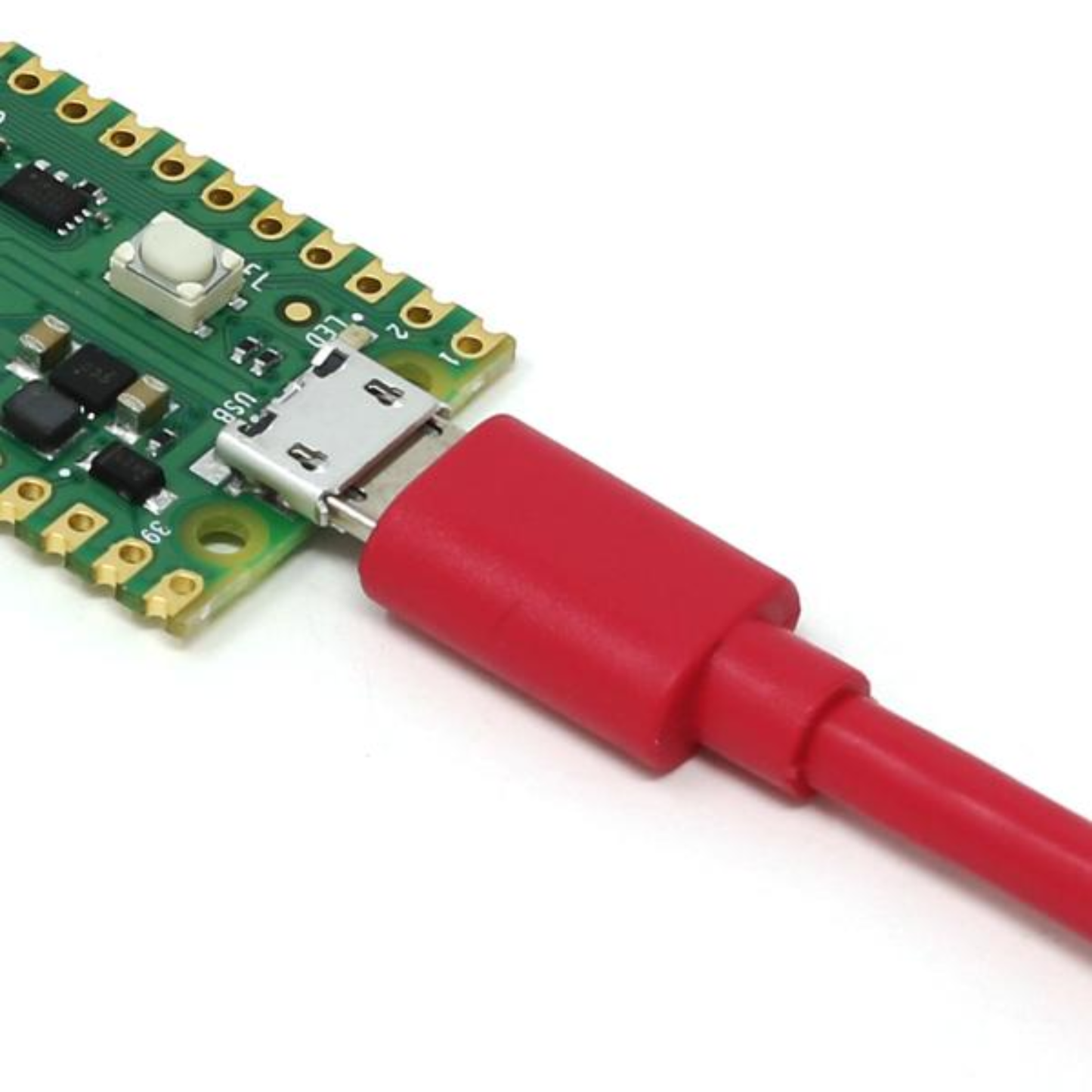 Official Raspberry Pi 1m red cable