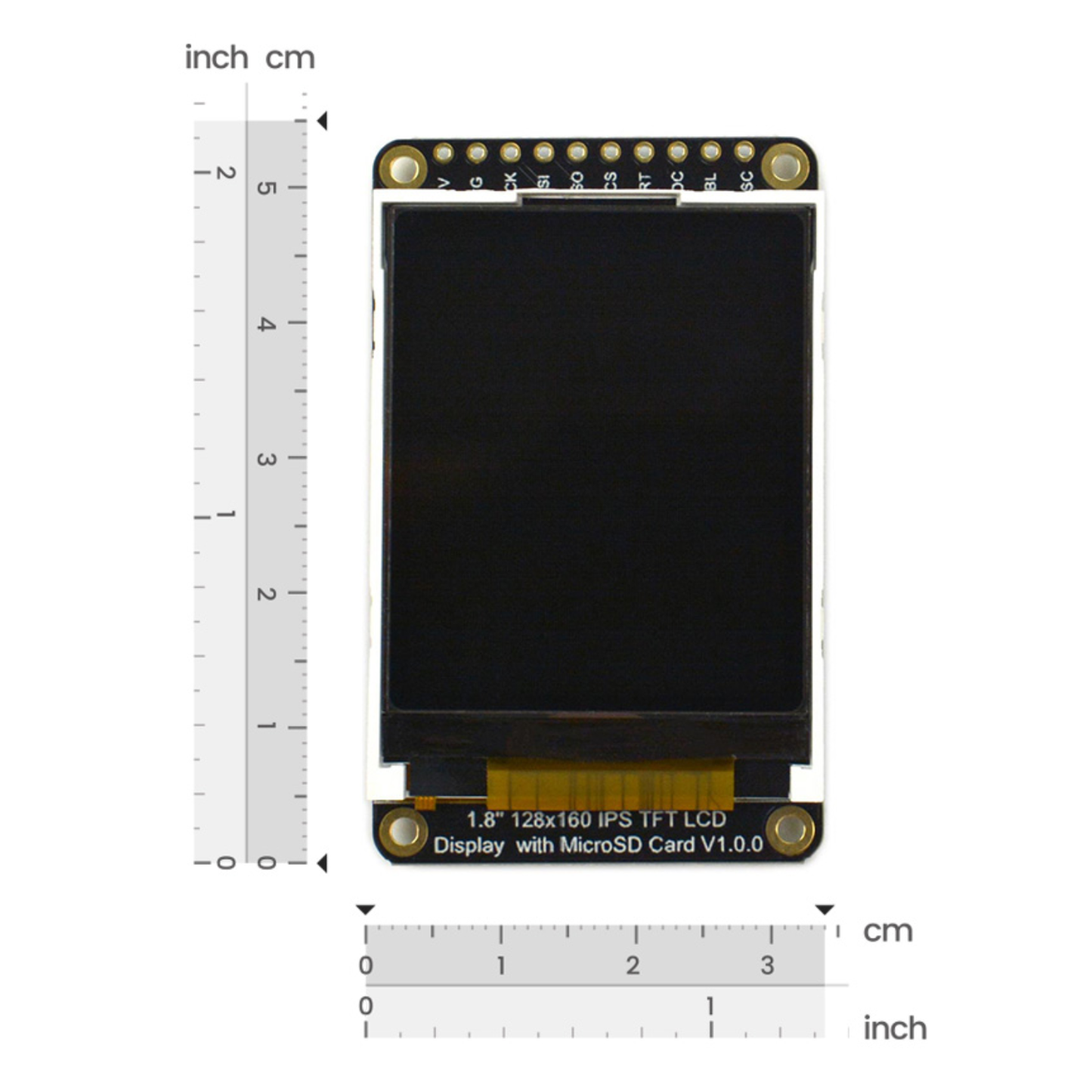DFRobot Fermion: 1.8″ 128×160 IPS TFT LCD Display (Breakout)