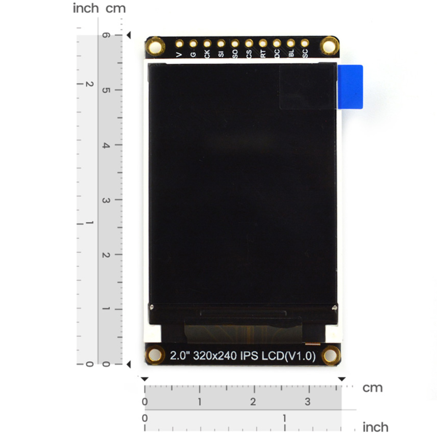 DFRobot Fermion: 2.0″ 320×240 IPS TFT LCD Display (Breakout)