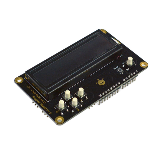 DFRobot I2C RGB Backlight LCD 16×2 Display Module For Arduino