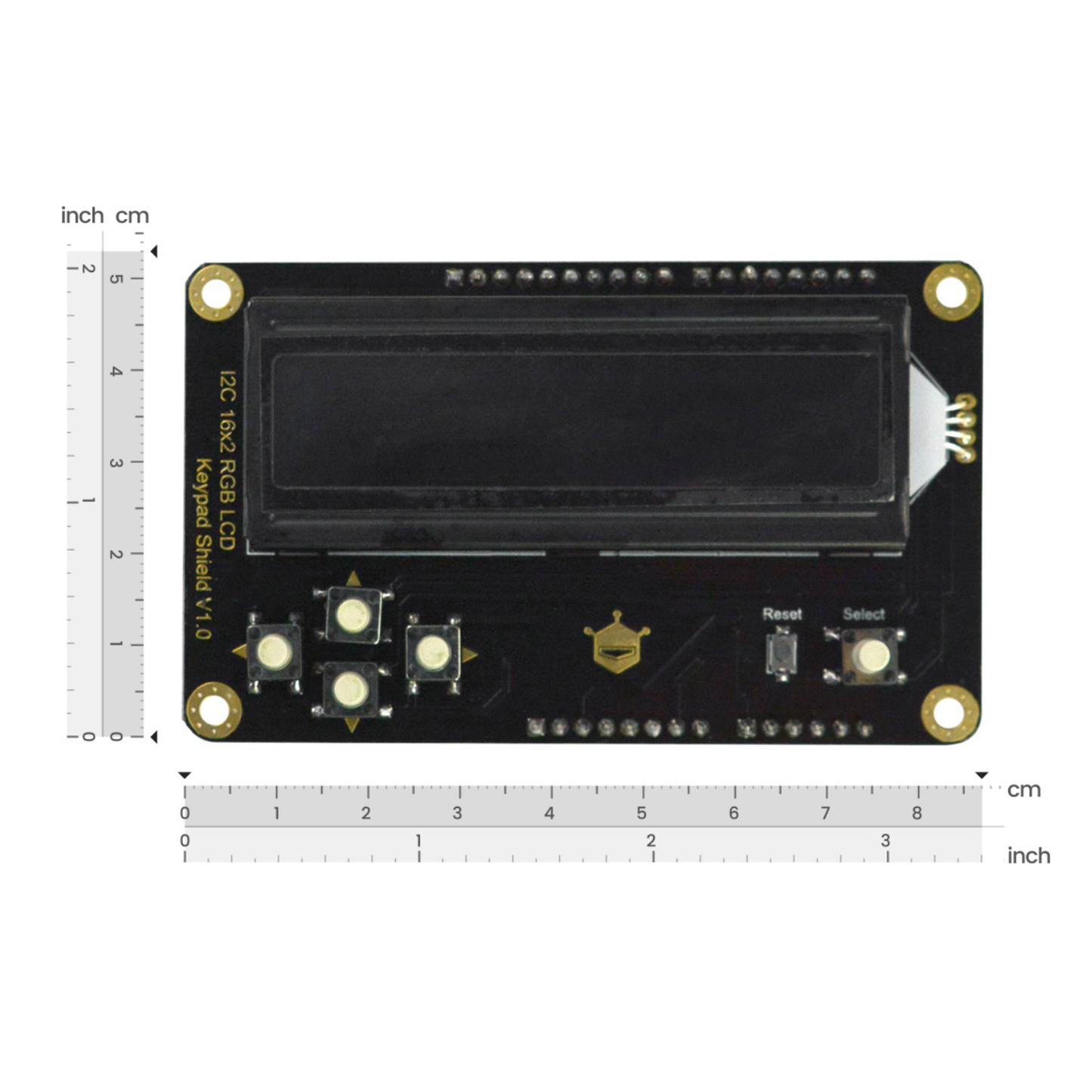 DFRobot I2C RGB Backlight LCD 16×2 Display Module For Arduino