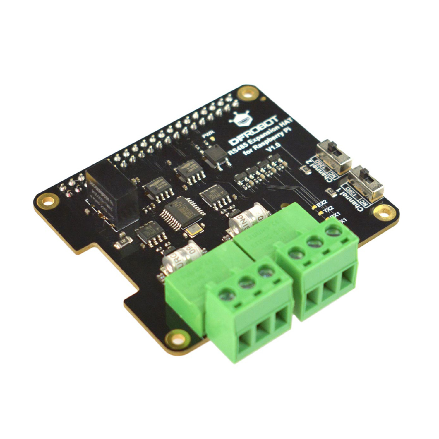 ZDE ZP592 PCIe-uitbreidingsbord – 2x RS485 + 2x RS232 Voor Raspberry Pi 5 – Geïsoleerd, Hoge Snelheid, Ideaal Voor Automatisering, Robotica En Industriële Communicatie
