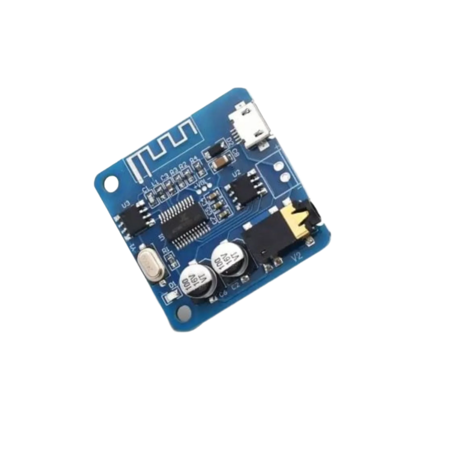 XH-A252 Bluetooth 5.0 Audio Receiver Board Digital MP3 Player With 3.5mm AUX Jack Output - RS6577