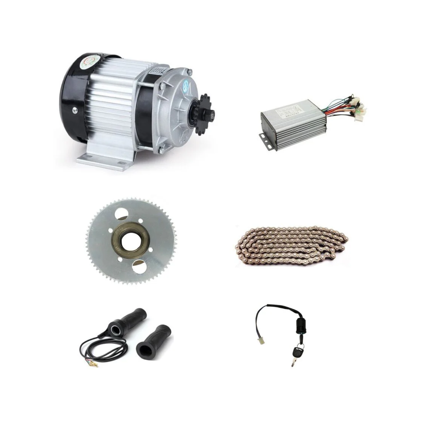 Yalu BM1418ZXF Brushless Motor Kit 48V 350W E-Bike Brushless Electric Tricycle Motor Kit