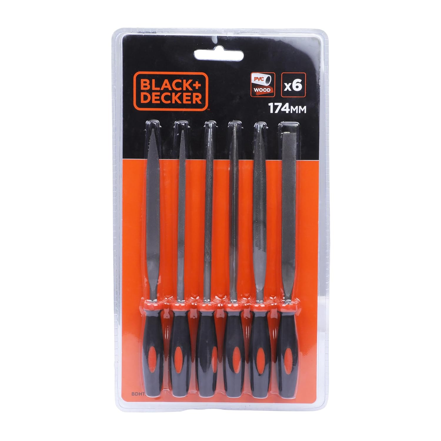 Black+Decker BDHT22148 6-Piece Mini Needle File Set
