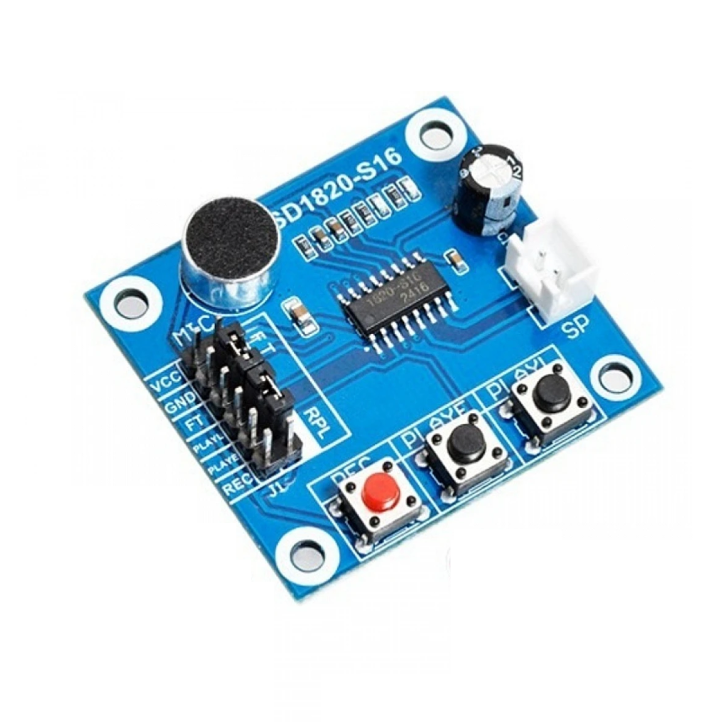 ISD1820 Recording Module Voice Board With On-Board Mic