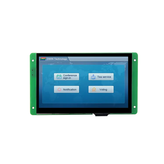 DWIN DMG80480C070_03WTR 7 Inch HMI TN LCD Display 800x480 Resistive Touch TN LCD with TTL UART Interface For Custom GUIs