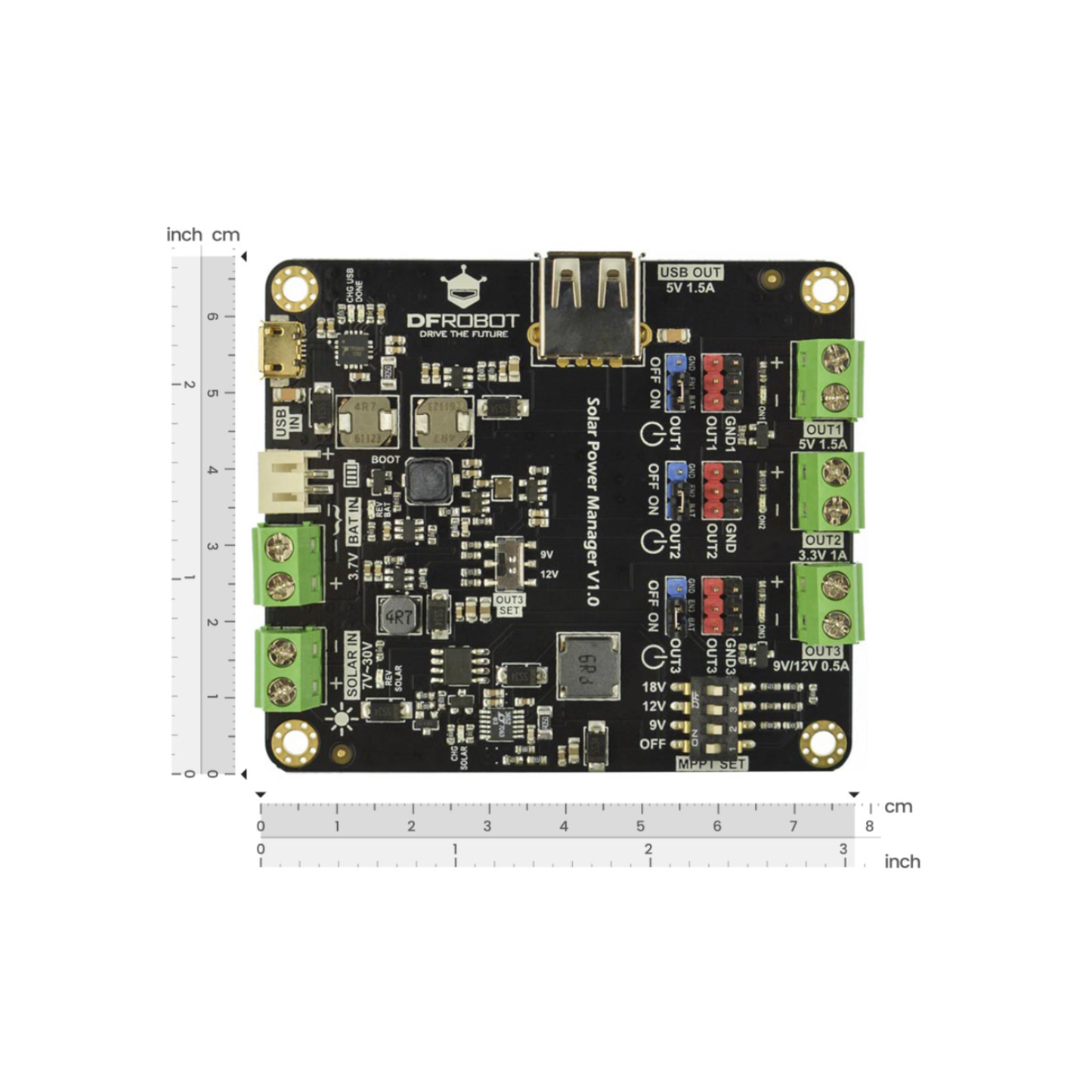 DFRobot Solar Power Manager (for 9V/12V/18V solar panel)