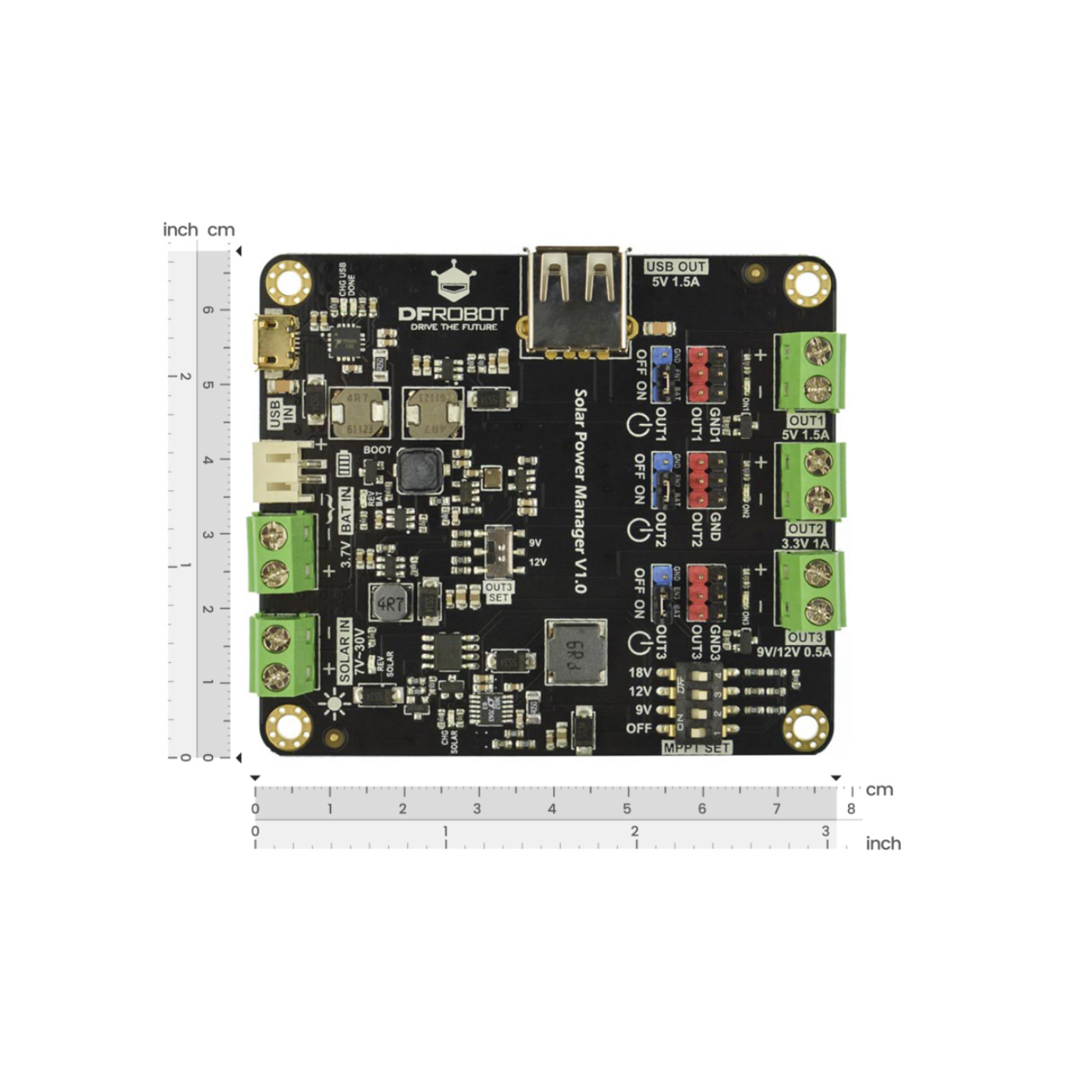 DFRobot Solar Power Manager (for 9V/12V/18V solar panel)