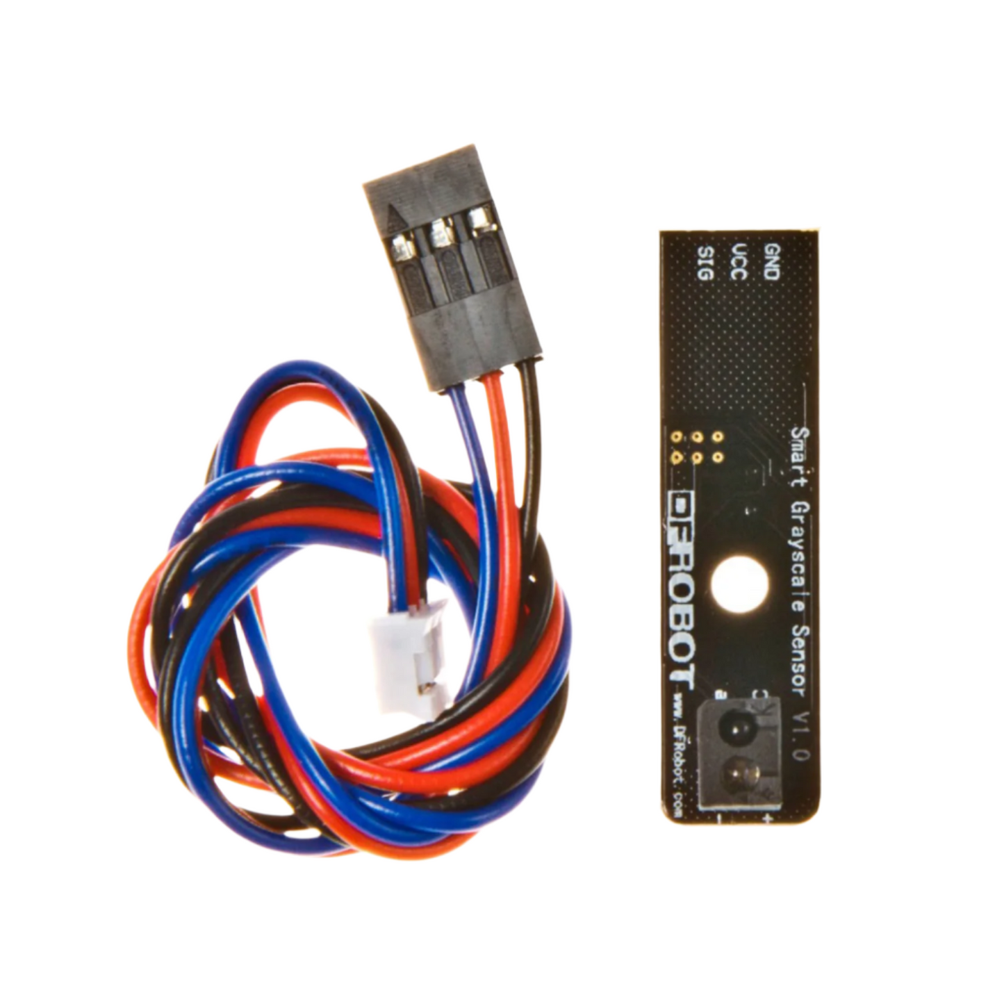 DFRobot Gravity: Smart Grayscale Sensor Intelligent Grayscale Sensor With Analog And Digital Output For Color And Light Intensity Detection