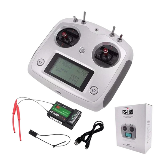 Flysky FS-i6S 2.4G 10CH AFHDS Transmitter 2A RC Controller With FS-iA10B Receiver For Drones/Robotics - RS3015/RS4386