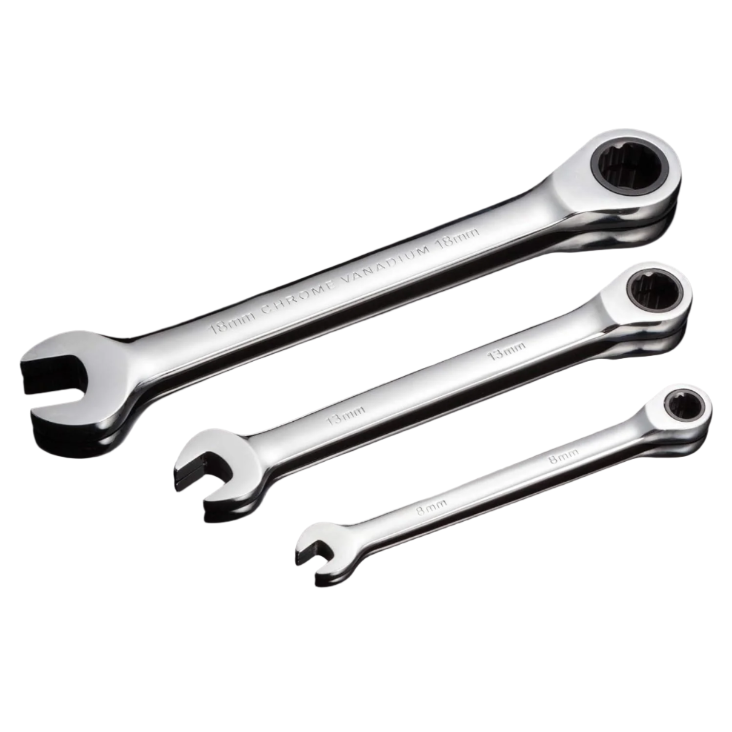12-Piece Metric Combination Wrench Set (8-19mm)