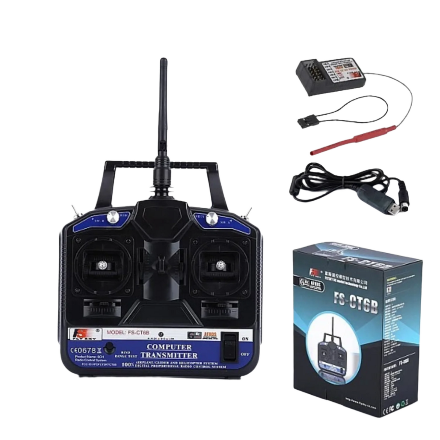 FlySky CT6B 2.4GHz 6-Channel Radio