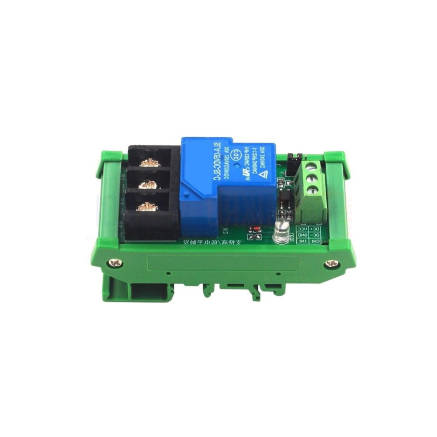 1 Channel 30A 5V Relay Module High Low Trigger Relay Module Guide Rail DIN Rail Mount - RS3723