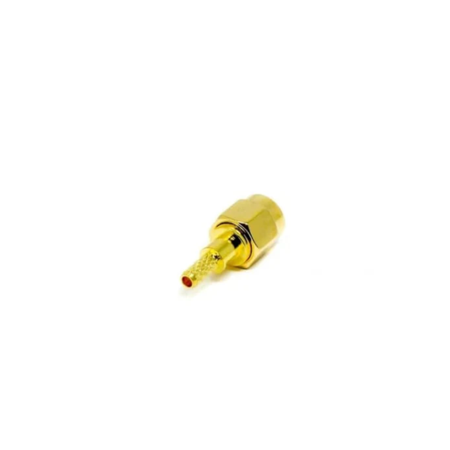 180 Degree Straight Plug Durable SMA Male Crimp RF Connector for Optimal Coaxial Signal Integrity - RS3726