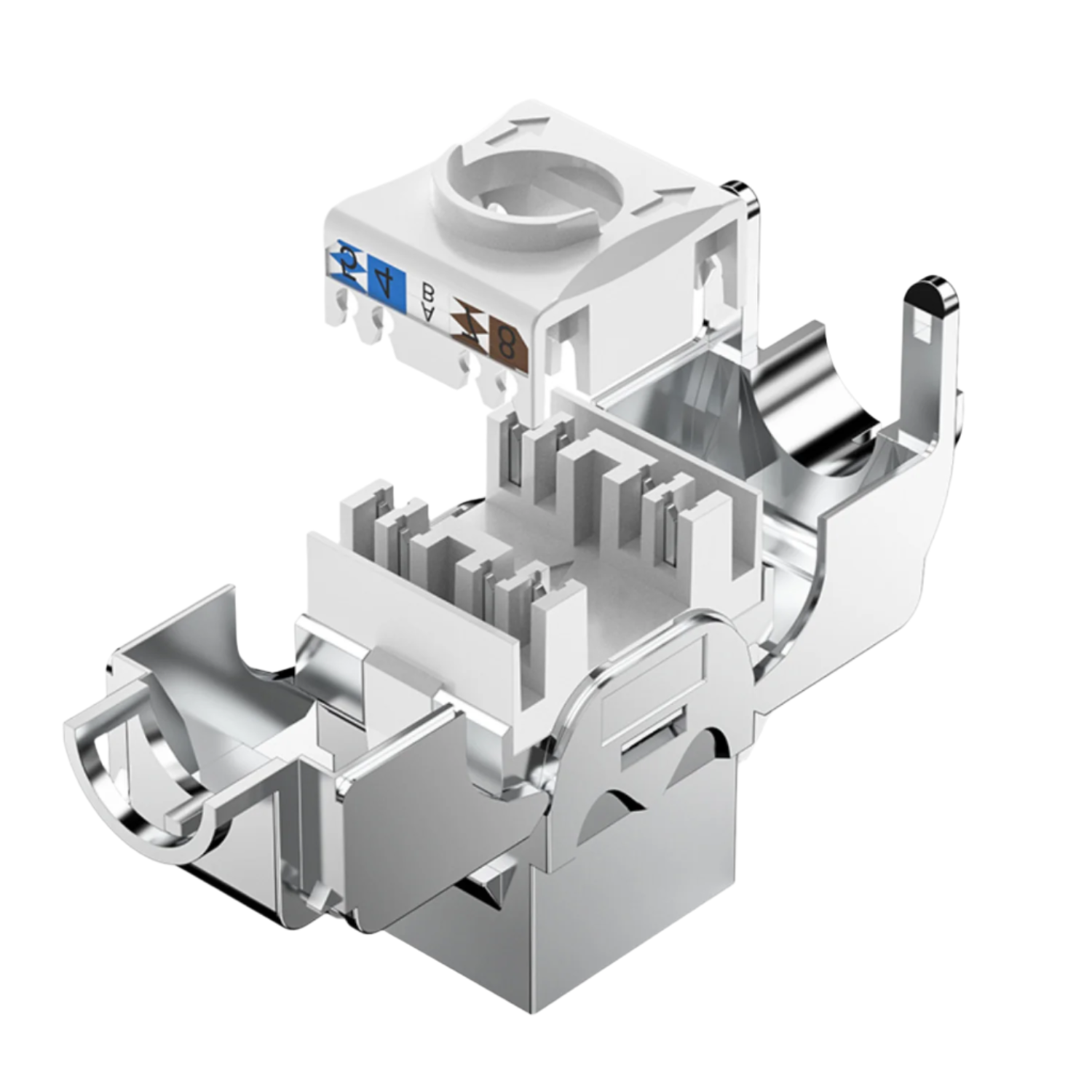 180-Degree FTP Toolless Keystone Jack