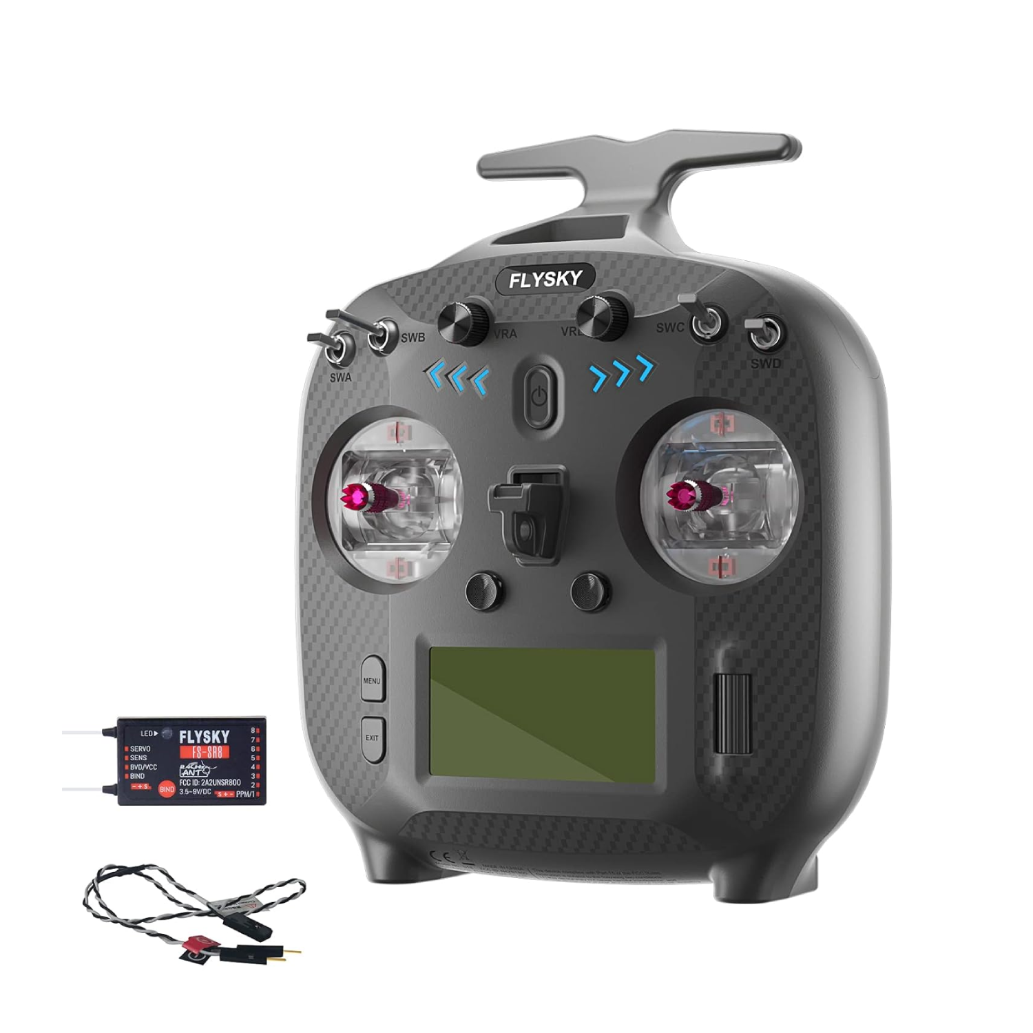 Radiocomando Flysky FS-ST8 Standard 8 Canali con Ricevente FS-SR8 Radiocomando Flysky FS-ST8 Standard 8 Canali con Ricevente FS-SR8
