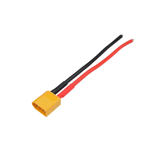 SafeConnect XT60 Male Connector With 14AWG Silicon Wire 10cm