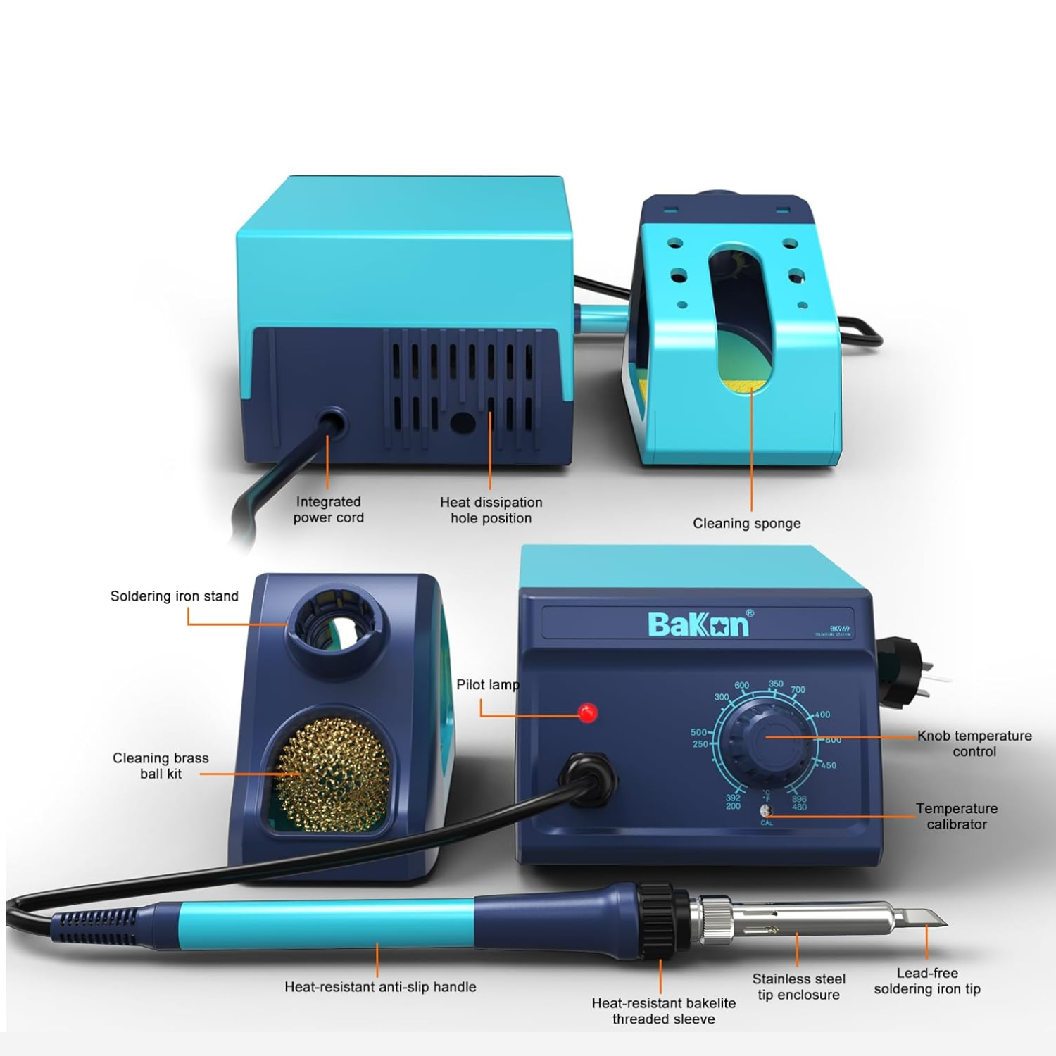 BK969 90W Professional Soldering Station