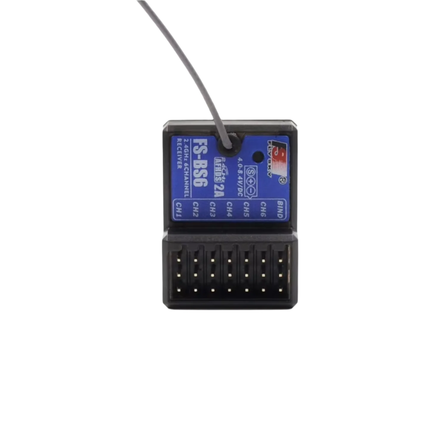 FlySky FS-BS6 Receiver 2.4Ghz 6CH AFHDS2 RC Receiver With Gyro Stabilization For RC Cars Boats