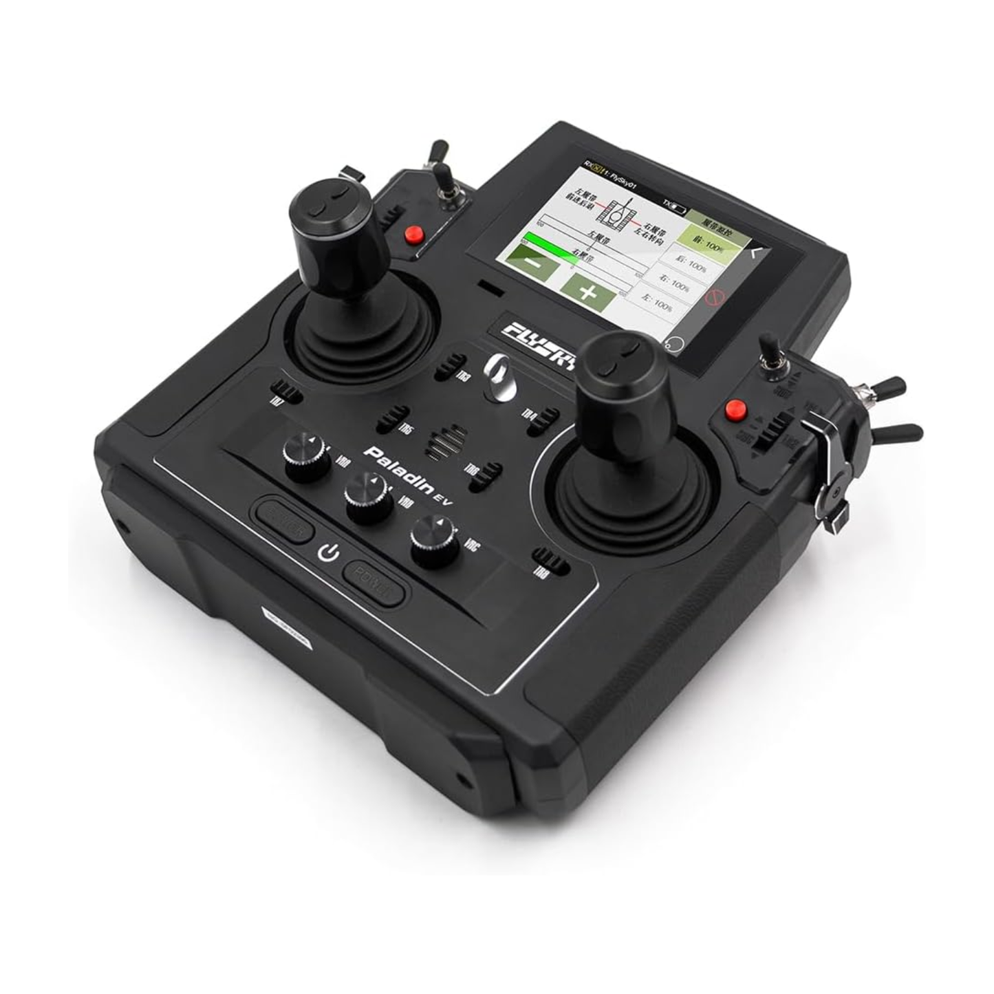 FlySky PL18 EV Paladin Transmitter FGr12B Receiver 2.4GHz AFHDS 3 18CH RC Transmitter For RC Truck Car Model (Standard Version)