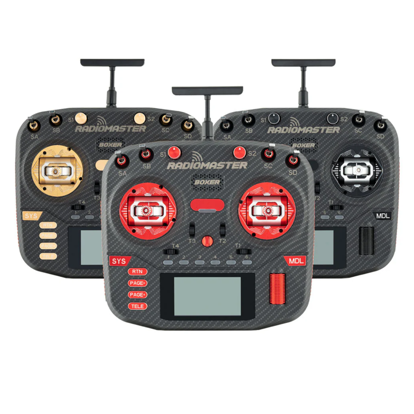 RadioMaster Boxer Max ELRS M2 Radio Controller Next-Gen Radio Transmitter For FPV Drones & RC - RED- RS8499