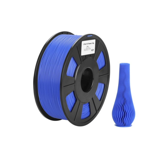 HS PLA+ 3D Printer Filament PLA+ 1.75MM Filament 1KG Gross High-Speed Strong, No Warping For 3D Printing Clear Series Blue - RS7126