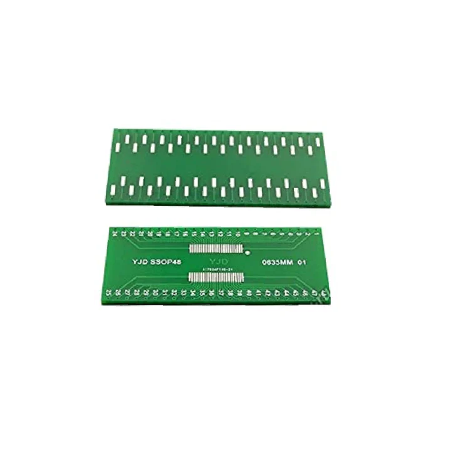 SSOP-48 to DIP-48 SMT Adapter Board Surface Mount to Through-Hole 48 Pin Breakout For Prototyping - RS3877