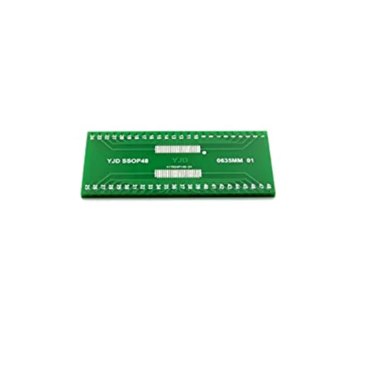 SSOP-48 to DIP-48 SMT Adapter Board Surface Mount to Through-Hole 48 Pin Breakout For Prototyping - RS3877