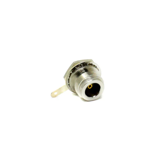 N-Type Female Bulkhead Connector 180 Degree Bulkhead Solder Panel Mount RF Coaxial Connector - RS3992