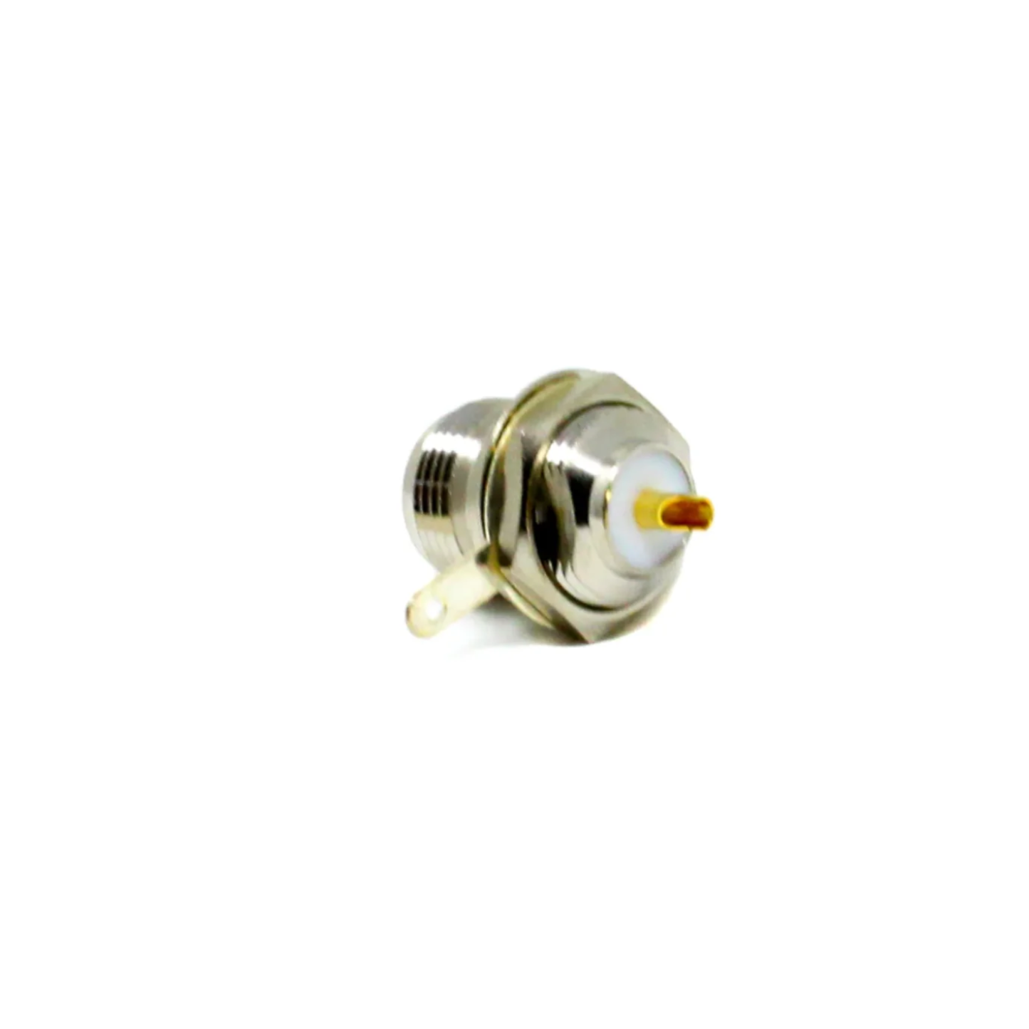 N-Type Female Bulkhead Connector 180 Degree Bulkhead Solder Panel Mount RF Coaxial Connector - RS3992