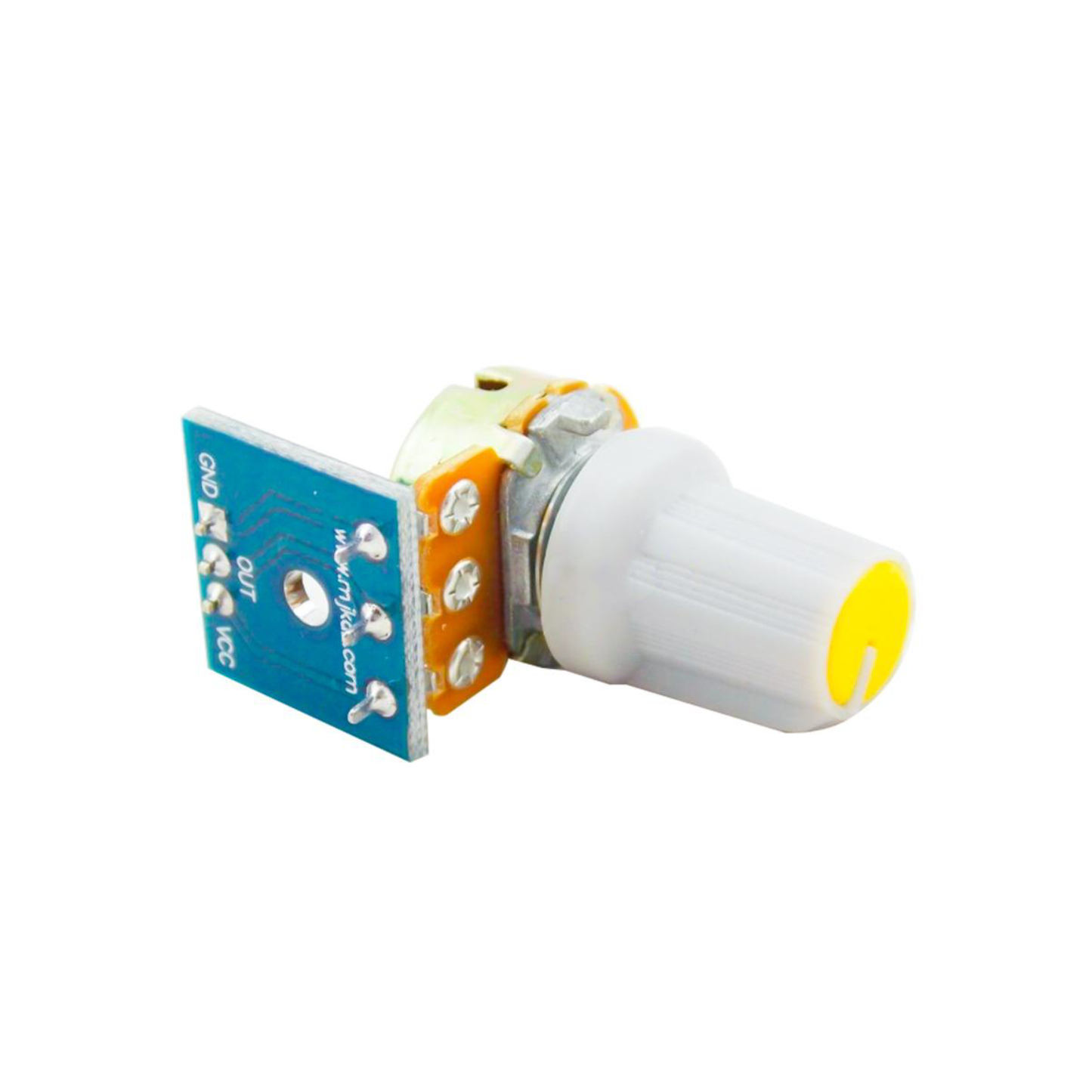 10K Potentiometer Module Adjustable Resistance Rotary Knob with 3-Pin Interface for Arduino, Raspberry Pi, and DIY Electronics Projects-RS6595