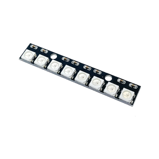 WS2812 1x8 RGB LED Module