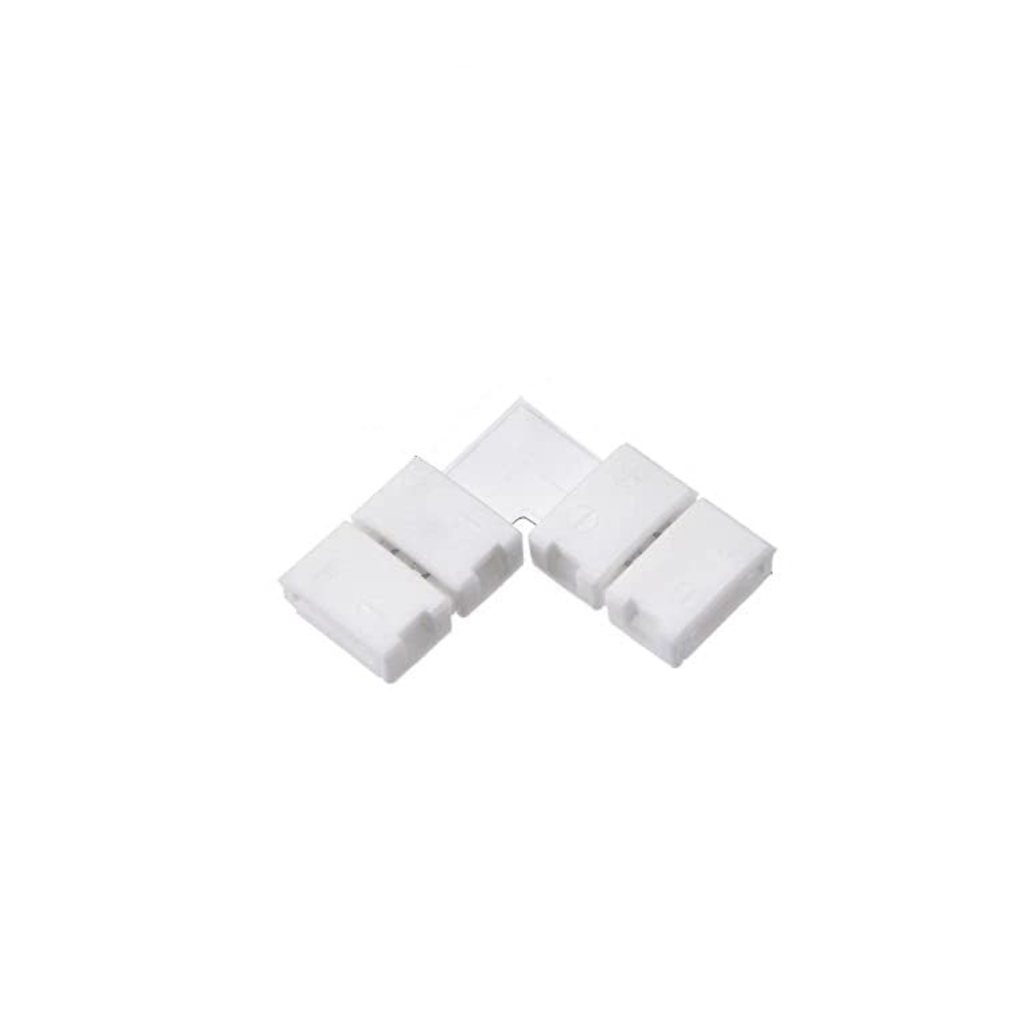 8mm 2-Pin LED Strip Connector Solderless Quick Connect For Single Color LED Strip Pack of 2 - RS4335