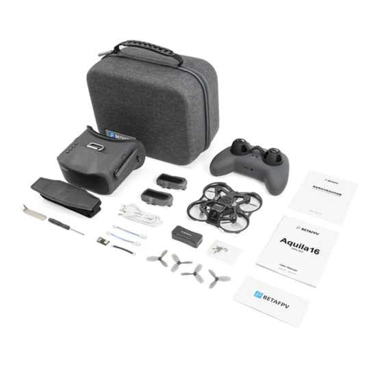 BetaFPV Aquila16 FPV Kit LiteRadio 2 SE Radio Transmitter Easy to Fly Indoor/Outdoor Tiny Whoop For Perfect Compact Cinewhoop Drone