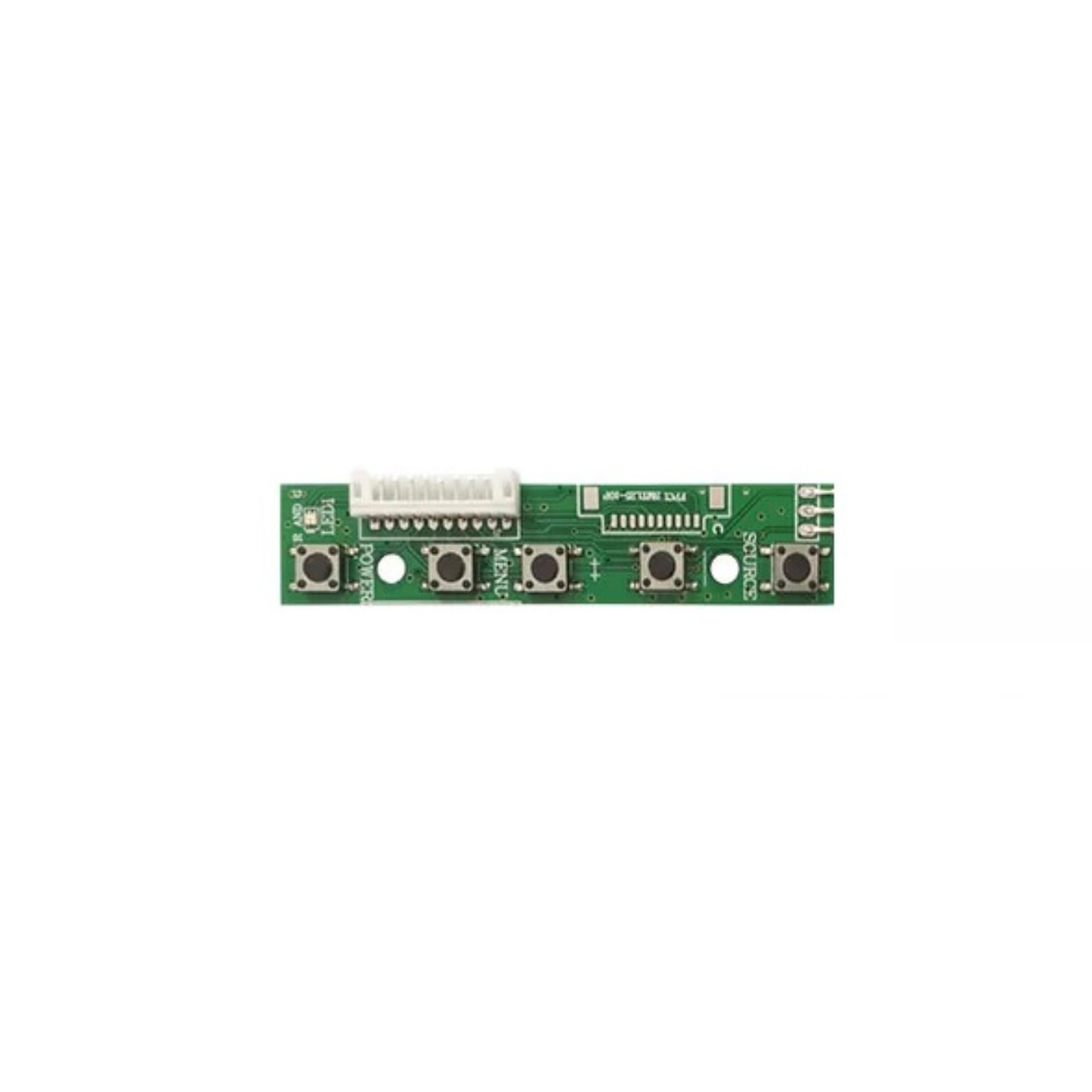 7-inch LCD Control Board 10-Pin Ribbon Cable Button Board For LCD Driver Keyboard Interface Raspberry Pi Display Adjustment Board - RS4338