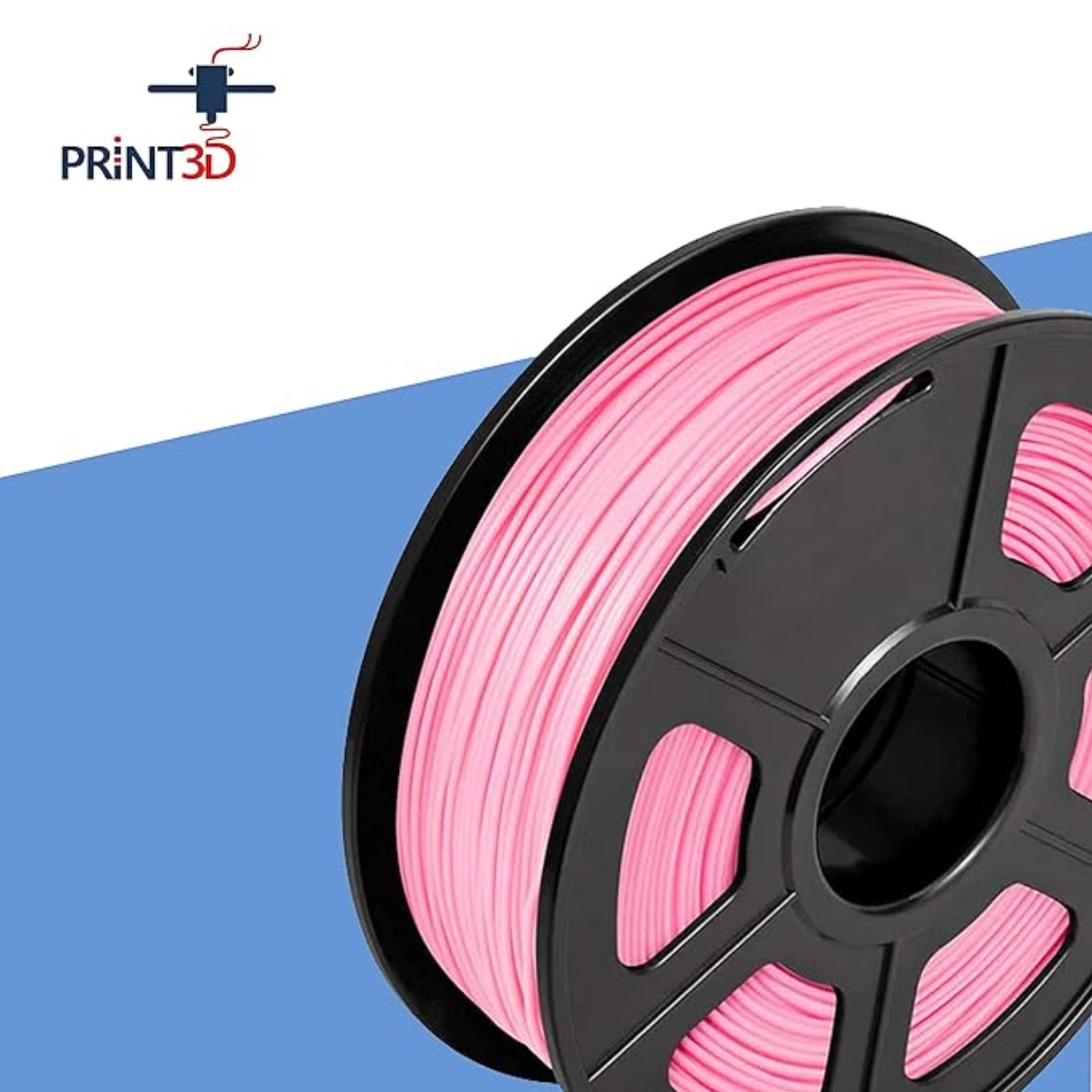 Premium HS PLA+ 3D Printer Filament 1.75mm, 1KG Gross PLA+ Filament For 3D Printers Bubblegum Pink - RS7196