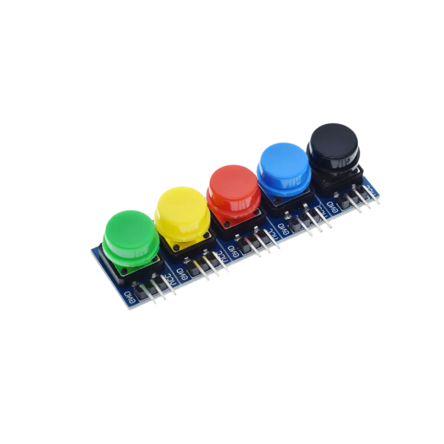Big Key Button Module Tactile Push Button Set Electronic Building Block For DIY & Prototyping Pack of 5 Set - RS3915