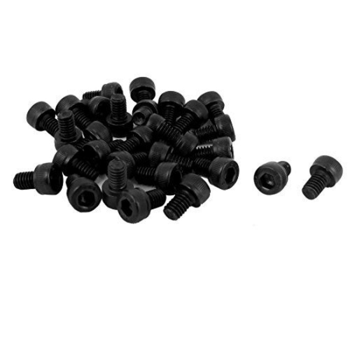 M3 x 6MM Socket Head Cap Screw Allen Bolt and Nut Set Hex Socket Cap Screws For DIY Electronics Pack of 5 - RS3853