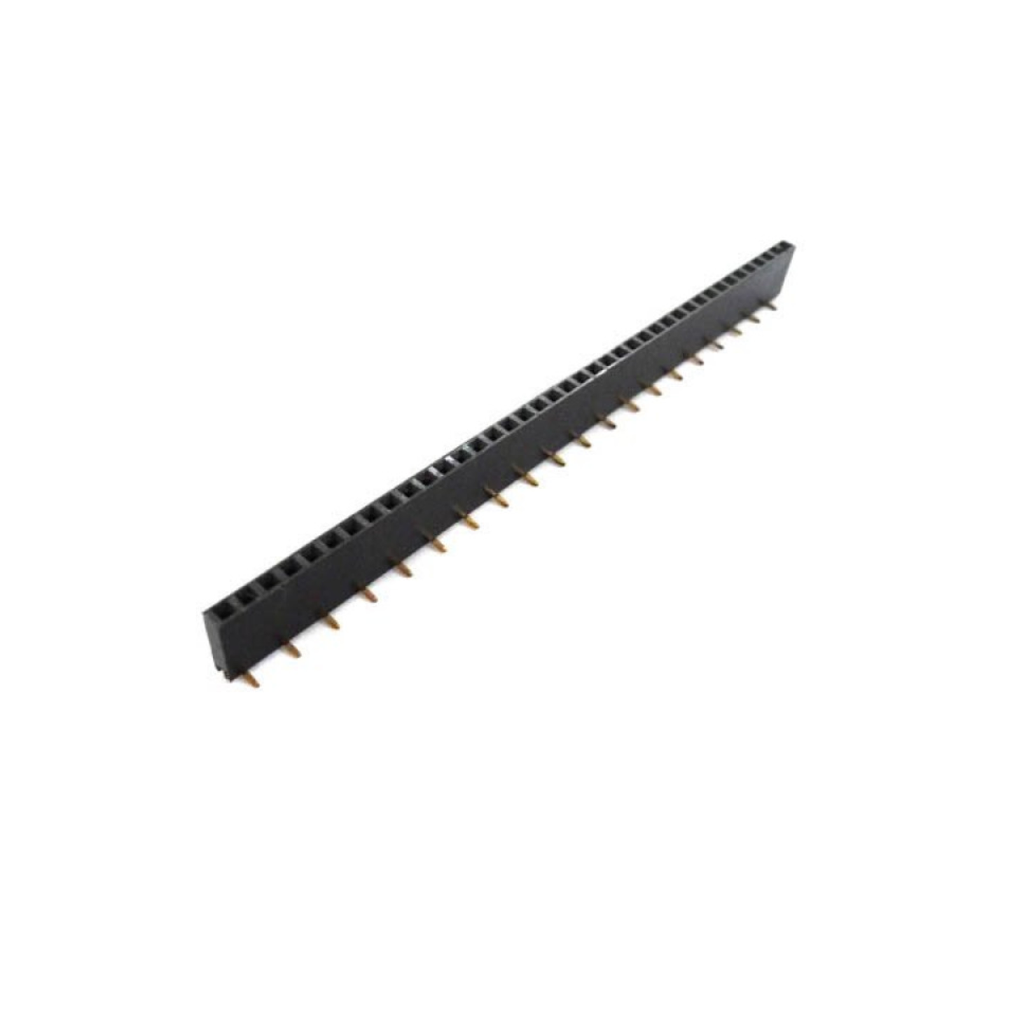 1 x 40 Single Row Female Header 2.54mm Pitch Female Single Row SMT Header Berg Strip For PCB, Microcontroller - RS3752