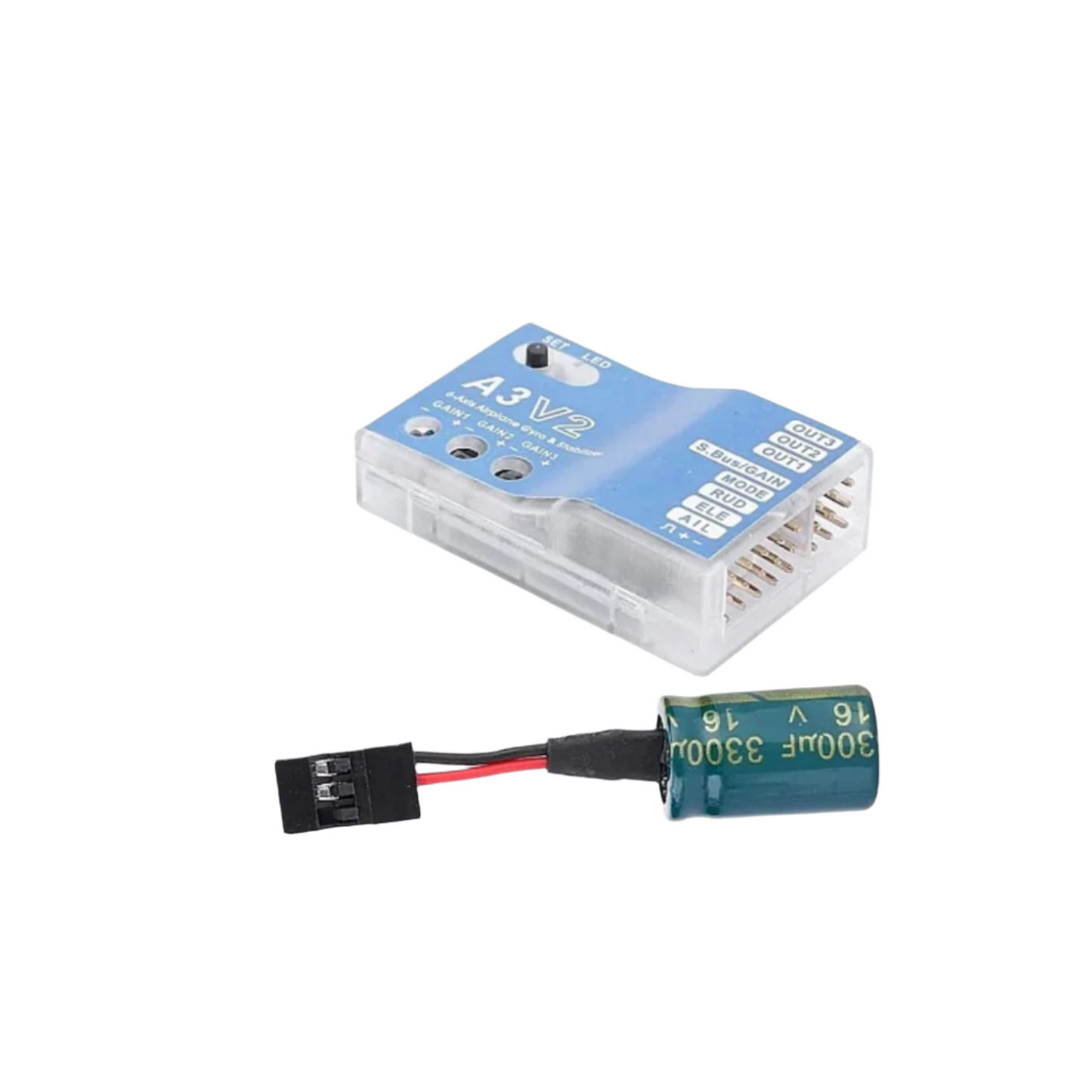 ReadytoSky A3 V2 Flight Controller 6 Axis Gyro Airplane Flight Controller Stabilizer For RC Plane Fixed-Wing Copter